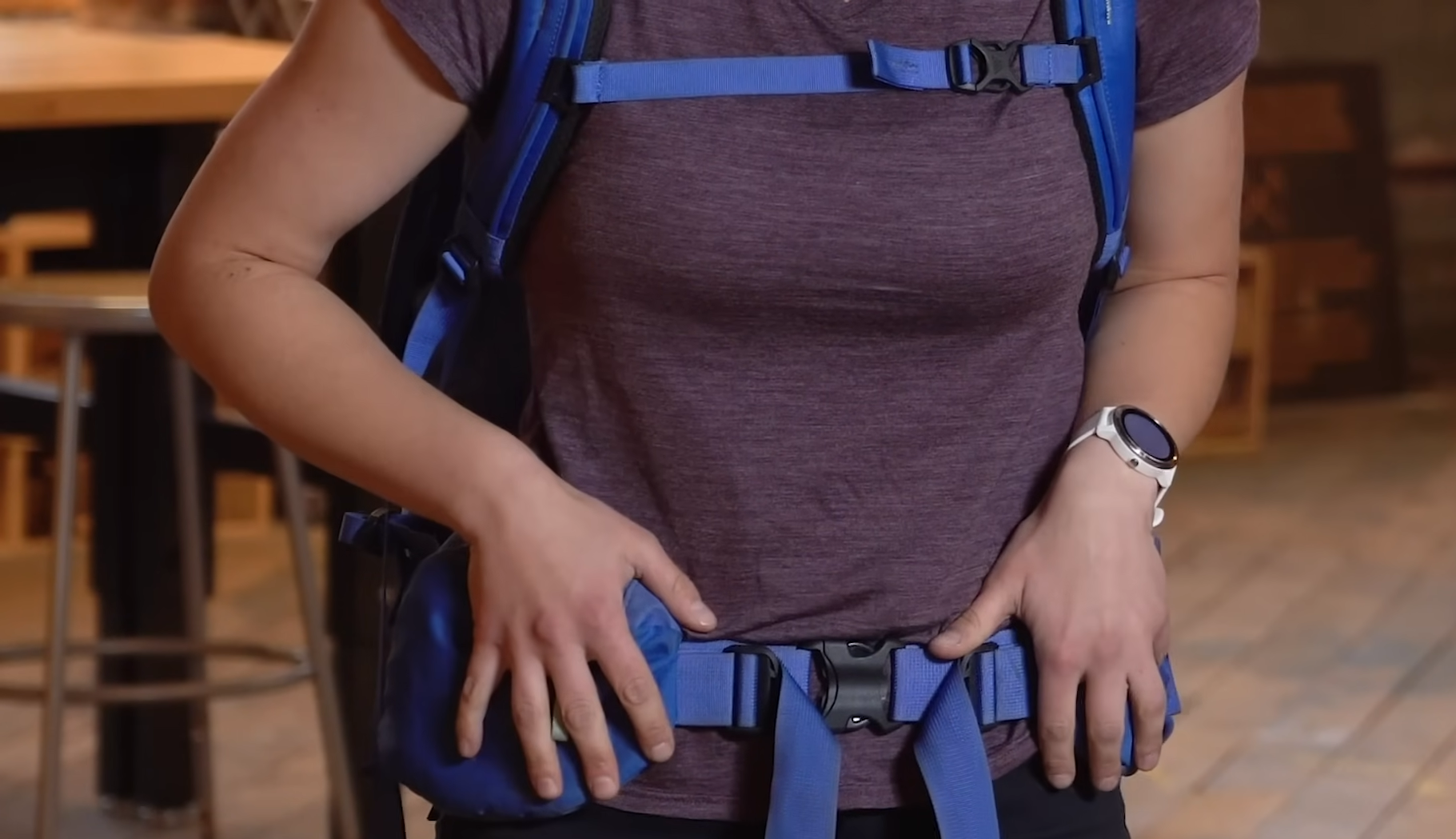 Adjust the Sternum Strap